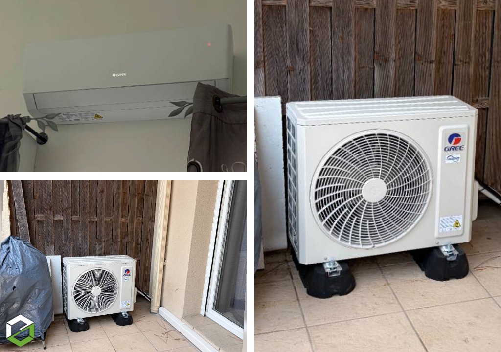 pose d’un système complet de climatisation réversible kaysun prodigy pro