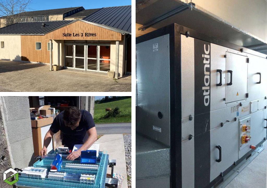 Consultez la chantier : rénovation énergétique et installation de climatisation vrv et cta double flux