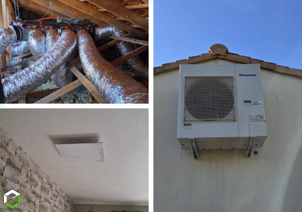 Consultez la chantier : climatisation gainable sur mesure pour toute une maison