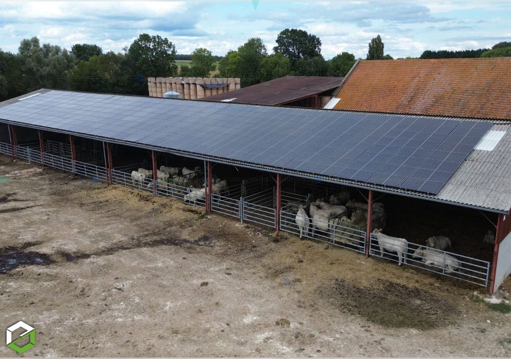 Installation solaire agricole de 100 kWc
