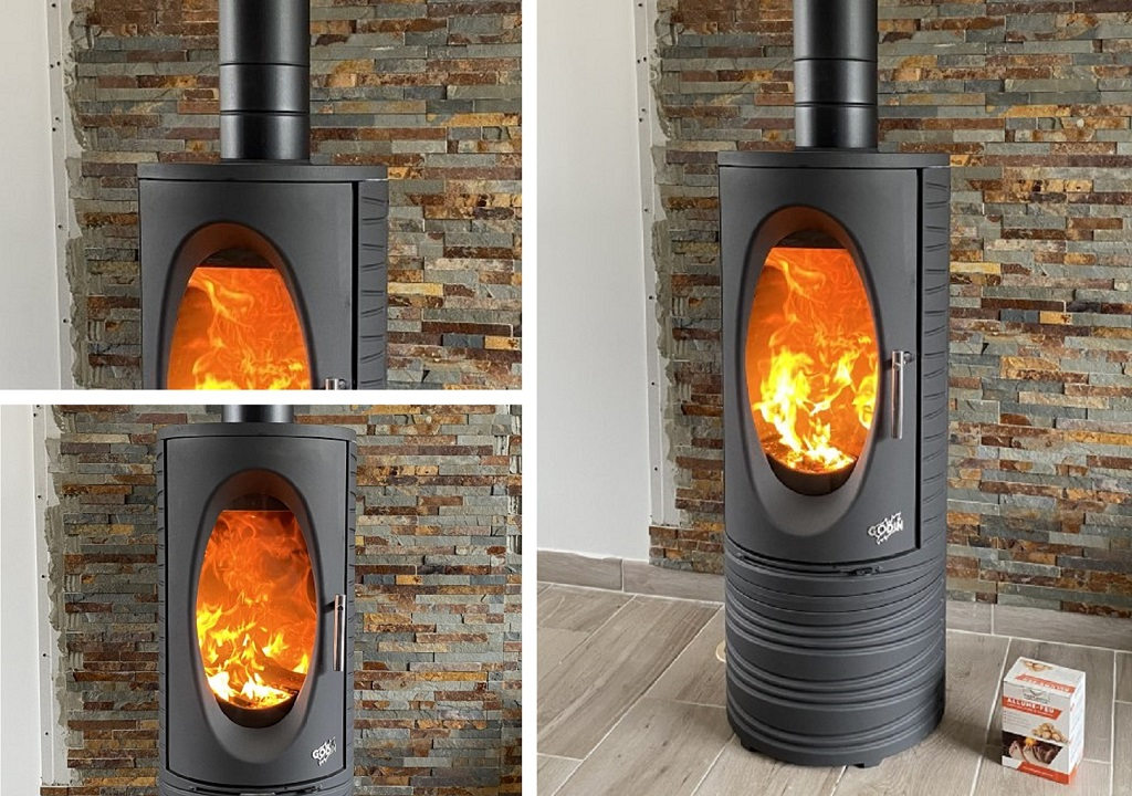 Consultez la chantier : installation poele à bois buche