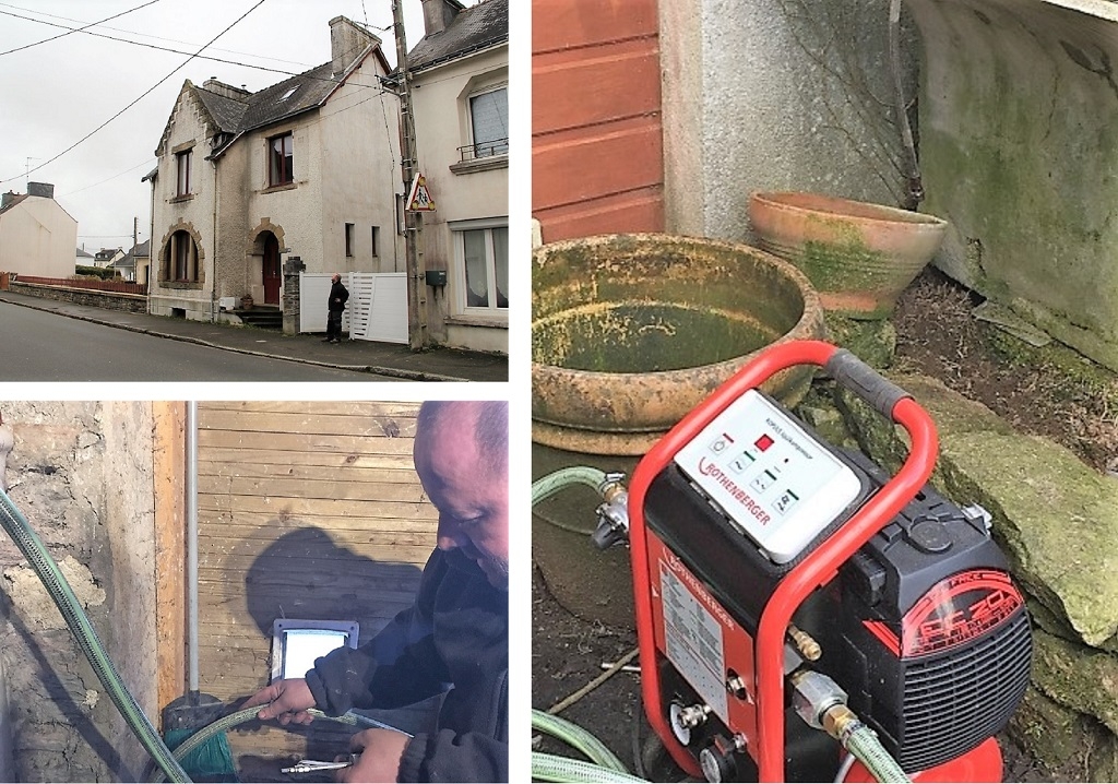 Consultez la chantier : nettoyage d'un circuit de radiateurs (ropuls rothenberger) avant installation d'une chaudière à granulés de bois Ökofen
