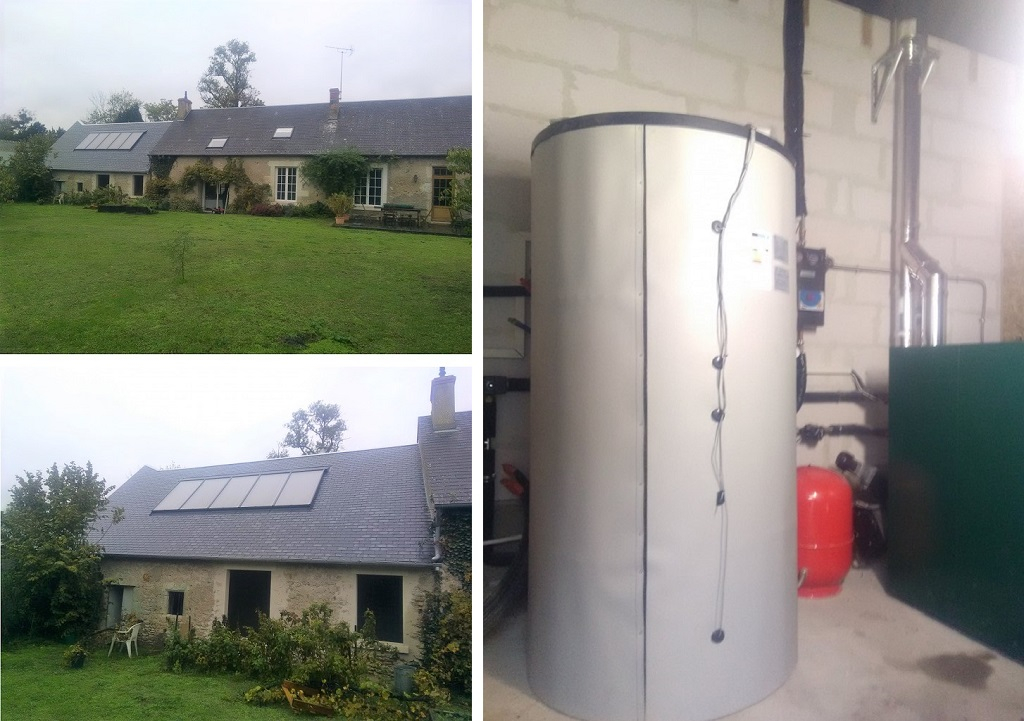 Installation Chauffage solaire GASOKOL certifiée RGE QualiSol