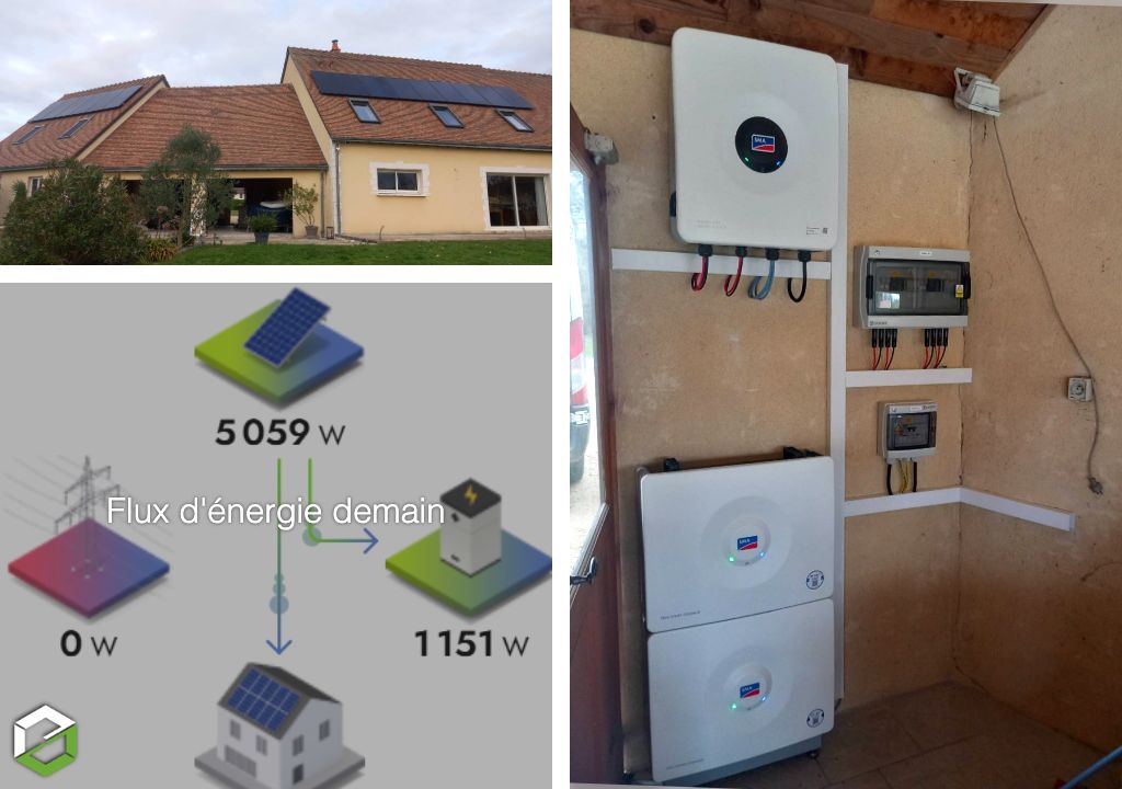 Photovoltaïque en autoconsommation et stockage du surplus avec batterie - HELIOSOLIS RGE QUALIPV - 