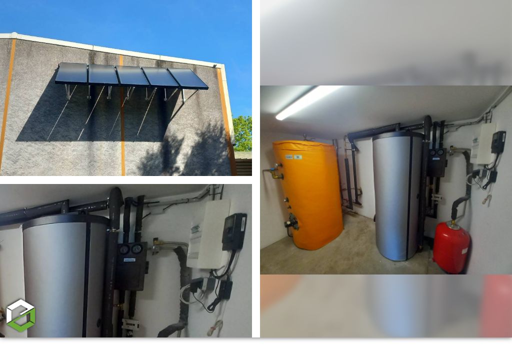 Installation d'un chauffe-eau solaire thermique - HELIOSOLIS Entreprise RGE QUALISOL