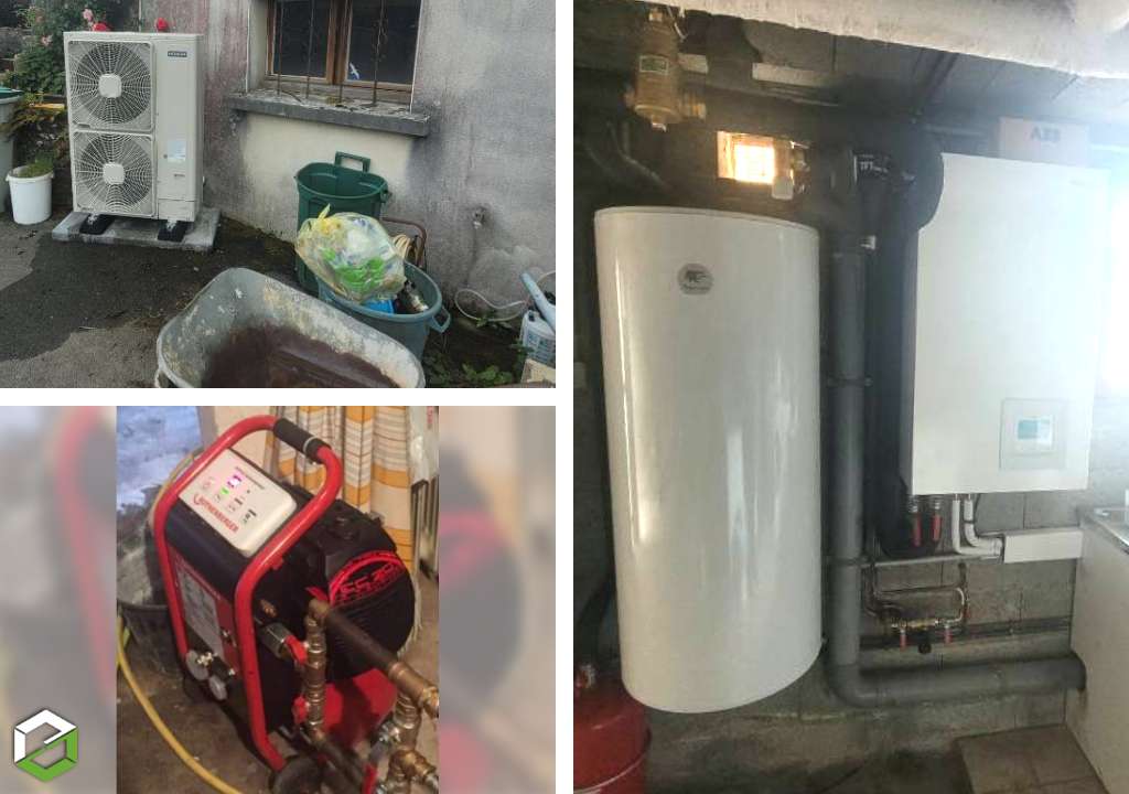 Consultez la chantier : installation d'une pompe à chaleur air/eau hitachi - entreprise rge qualipac