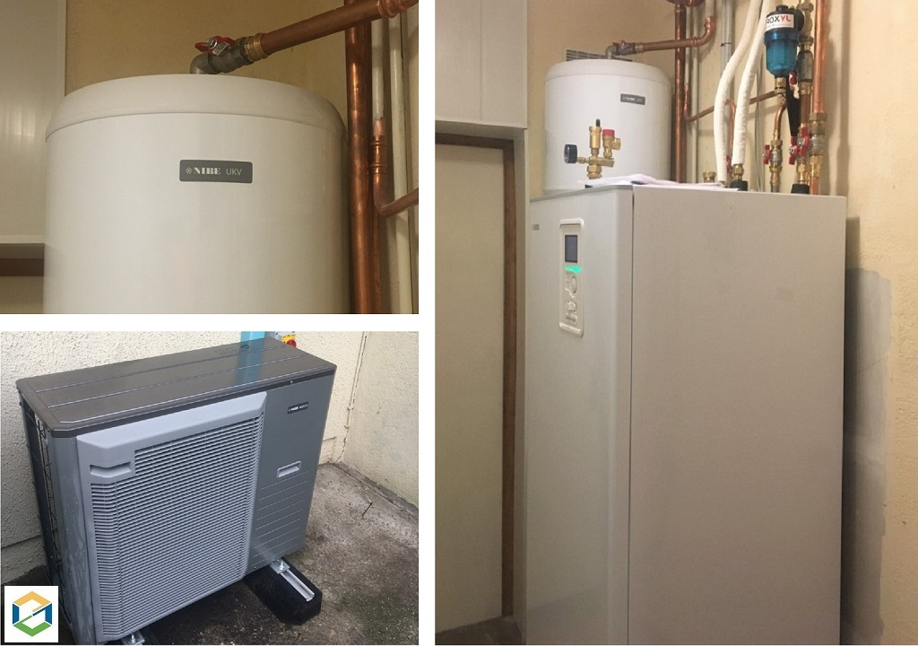 Ets Aquitaine Géothermie : Prime pour le remplacement d'une chaudiére fioul non condensation par une pompe à chaleur air/eau NIBE - RGE