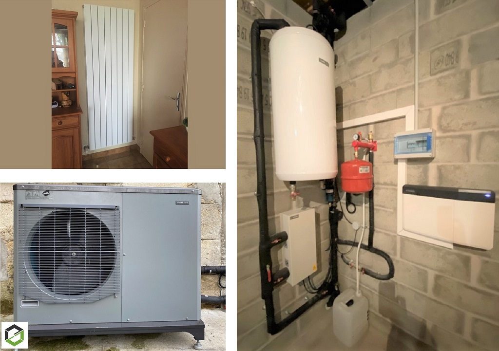 Ets Aquitaine Géothermie : MaPrimeRénov' + RGE > Remplacement chaudiére fioul par une pompe à chaleur air/eau NIBE