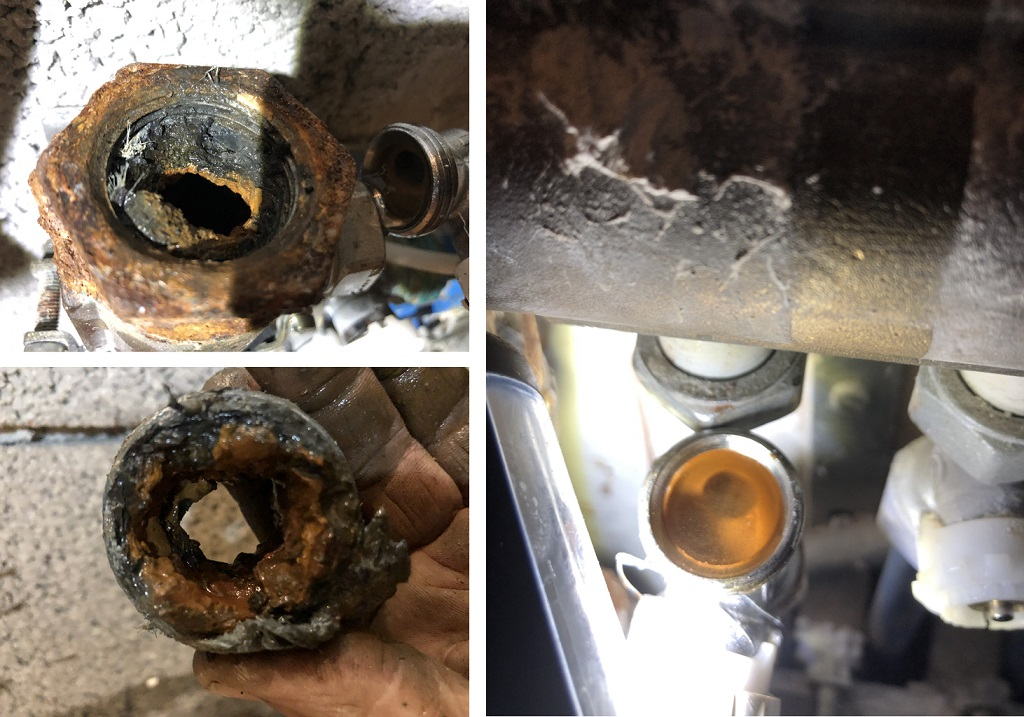 Desembouage et modification de canalisations chauffage