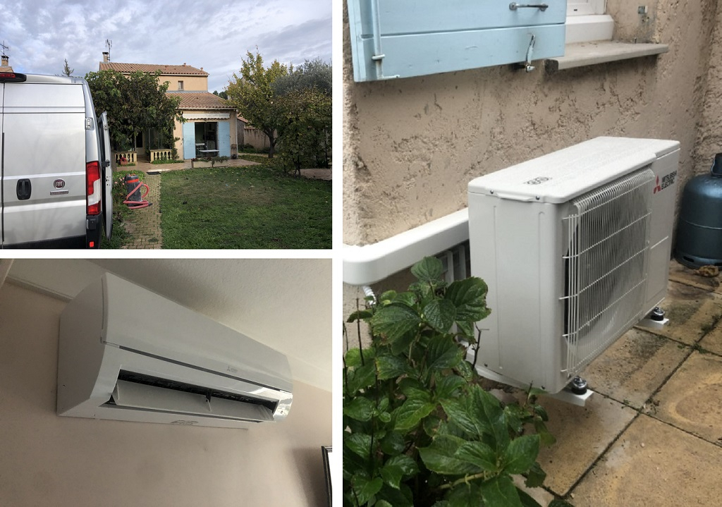Climatisation posée avec soin par un professionnel à Bouc Bel Air 