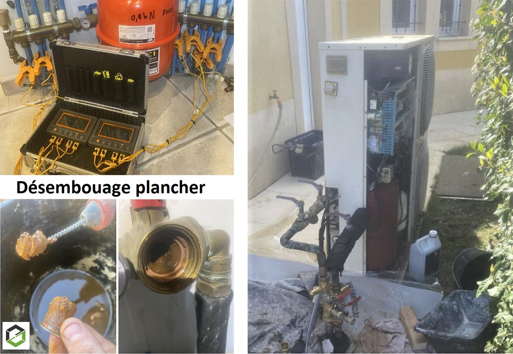 Consultez la chantier : plombier expérimenté spécialiste du desembouage  sur plancher chauffant 