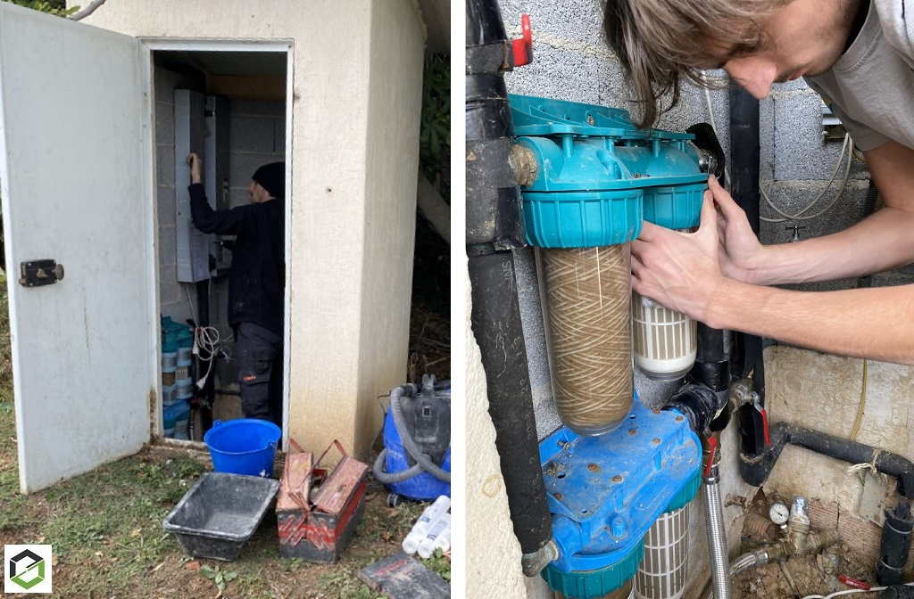 Consultez la chantier : entretien annuel d’un ensemble de trois systèmes de filtration uv sur un lot d'habitations desservies par le canal de provence 