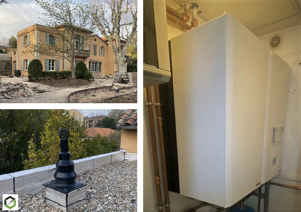 Pose d’une chaudière frisquet gaz 