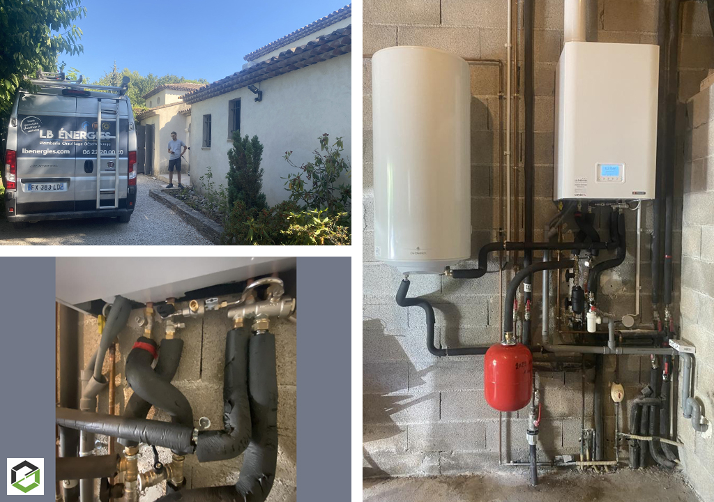 remplacement d’une chaudière gaz sur radiateurs avec desembouage  