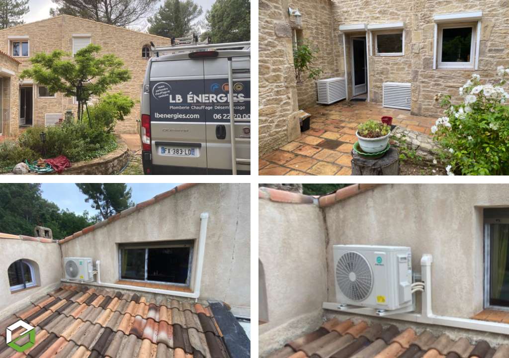 installation d’une climatisation dans une villa 