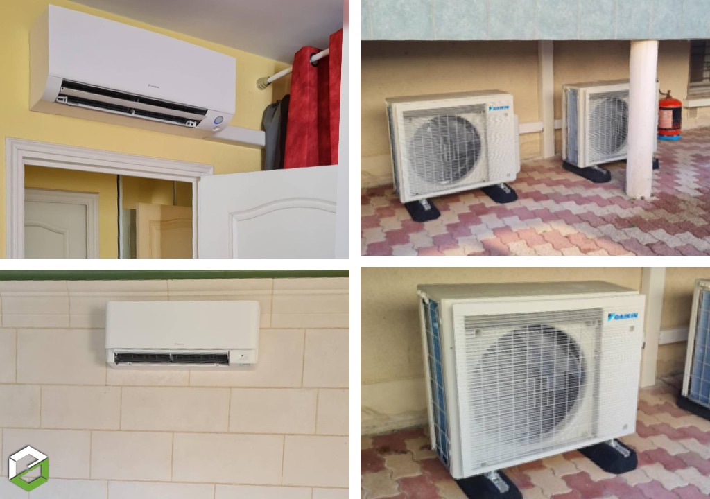 Installation climatisation réversible DAIKIN