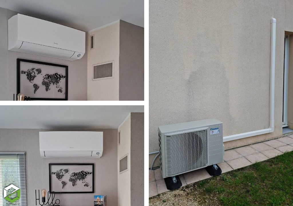 Pompe à chaleur air/air DAIKIN posée par installateur agrée