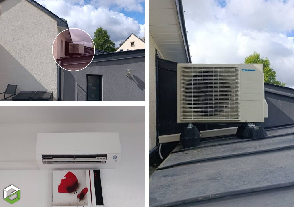 Pose pompe à chaleur air/air DAIKIN par installateur agrée à la mise en service 