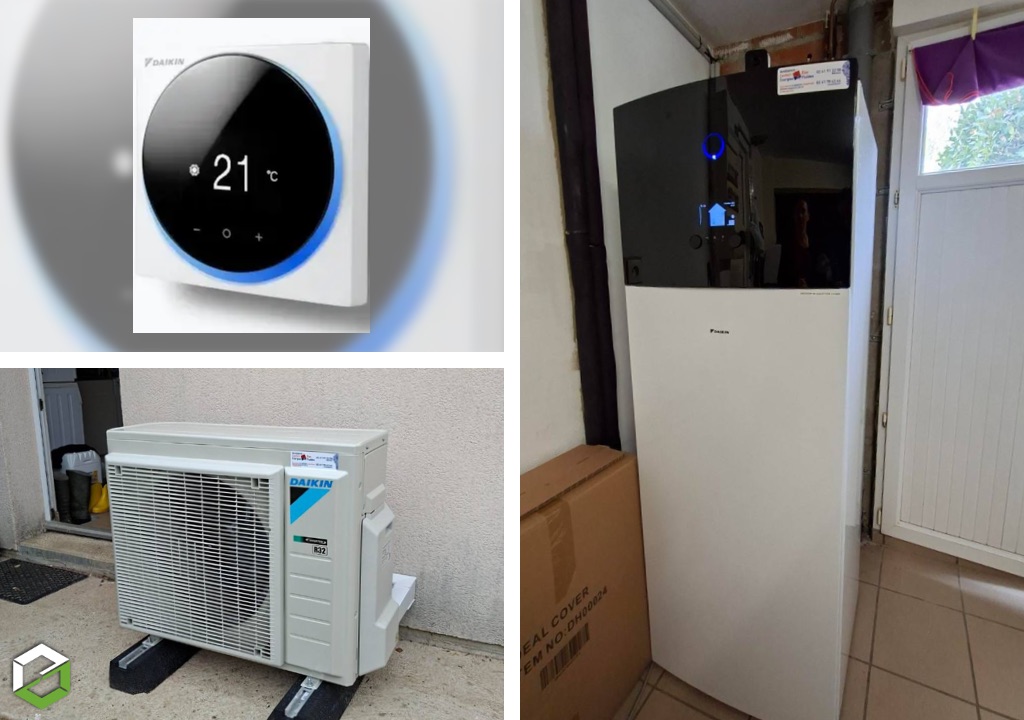 Pompe à chaleur DAIKIN économique  avec primes Coup de pouce et Renov