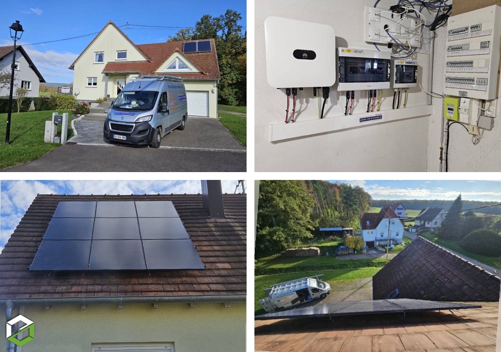 Alsace Géo-Systèmes : Panneaux photovoltaïques raccordés au réseau en autoconsommation