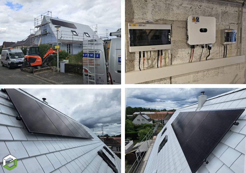 Photovoltaique 4000 Wc raccordé au réseau en autoconsommation-Bas Rhin (67)