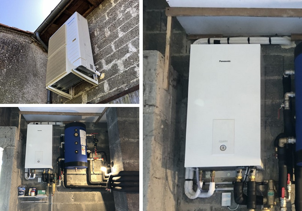 installation PAC Air/Eau PANASONIC sur circuit de chauffage déjà existant - artisan certifié RGE QualiPAC