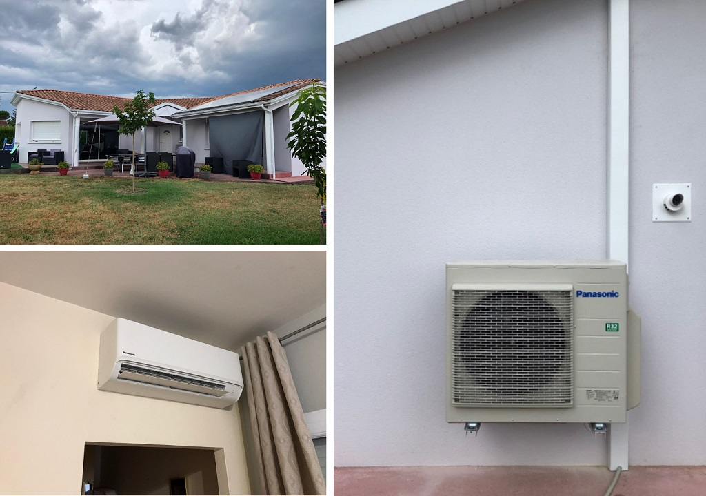 Installation Climatisation PANASONIC par un chauffagiste professionnel et certifié RGE QualiPAC