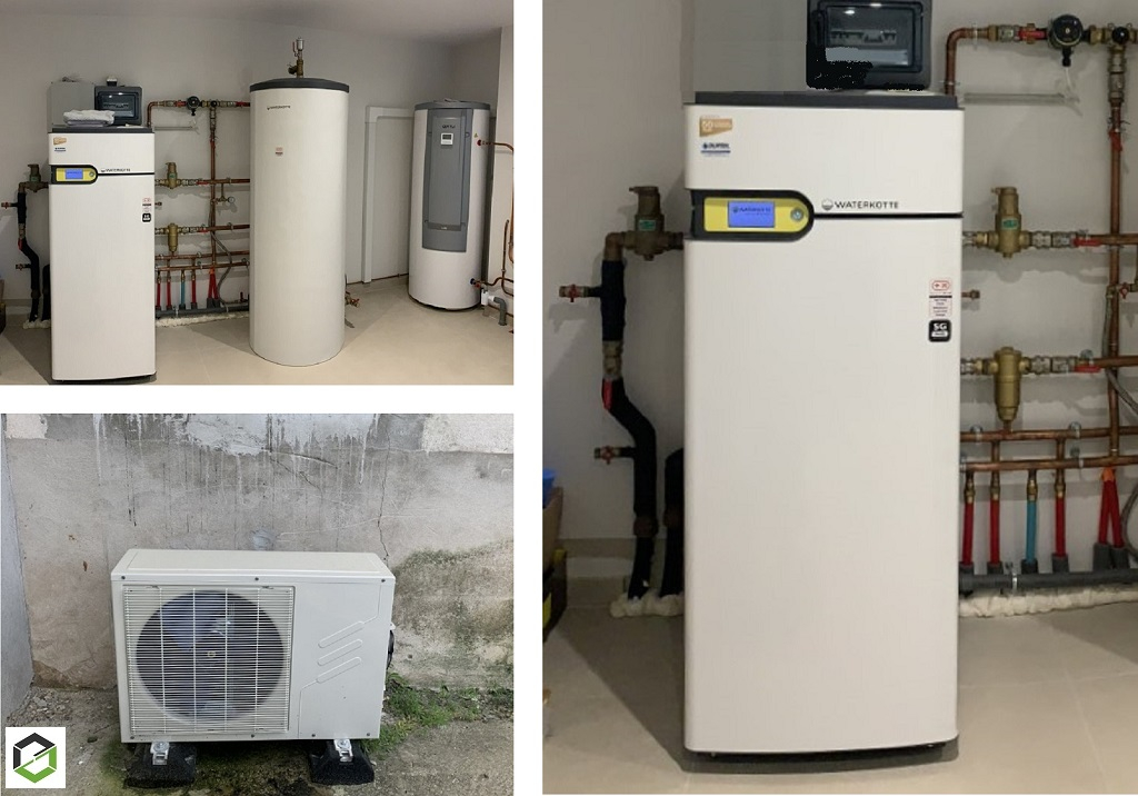 Installation PAC Géothermie WATERKOTTE sur maison neuve par une entreprise certifiée RGE QualiPAC