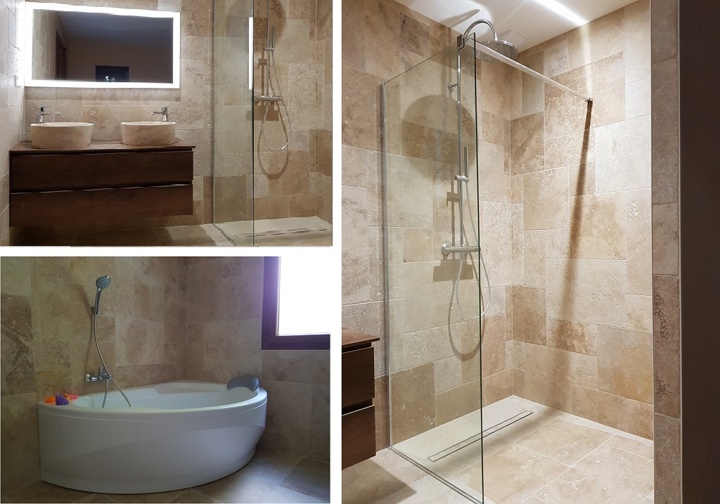 Rénovation création salle de bain sur mesure