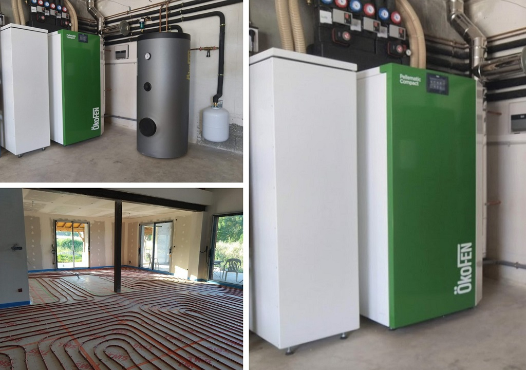 Installation Chaudière à granulés bois Okofen par un chauffagiste certifié RGE QualiBois