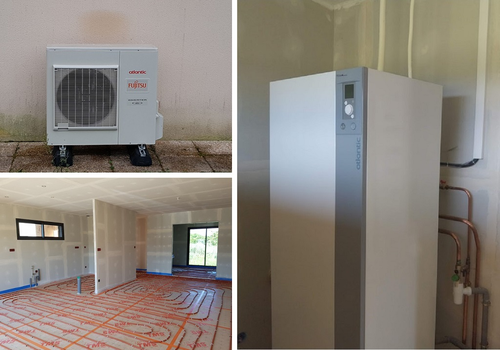 Installation pompe à chaleur air/eau atlantic par un chauffagiste certifié RGE QualiPAC-Dordogne (24)