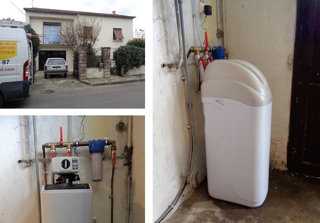 Professionnel du traitement d'eau - Installation adoucisseur 