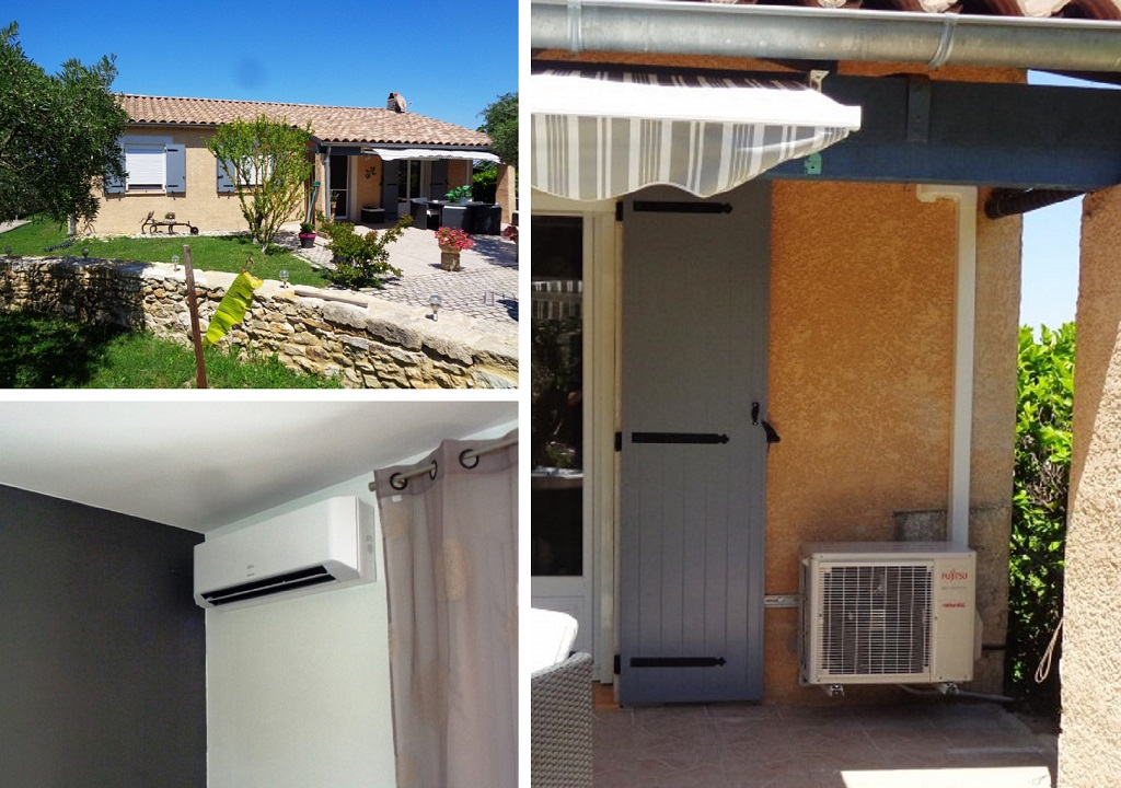 Consultez la chantier : installateur en climatisation rge qualipac dans le 30 gard et 84 vaucluse