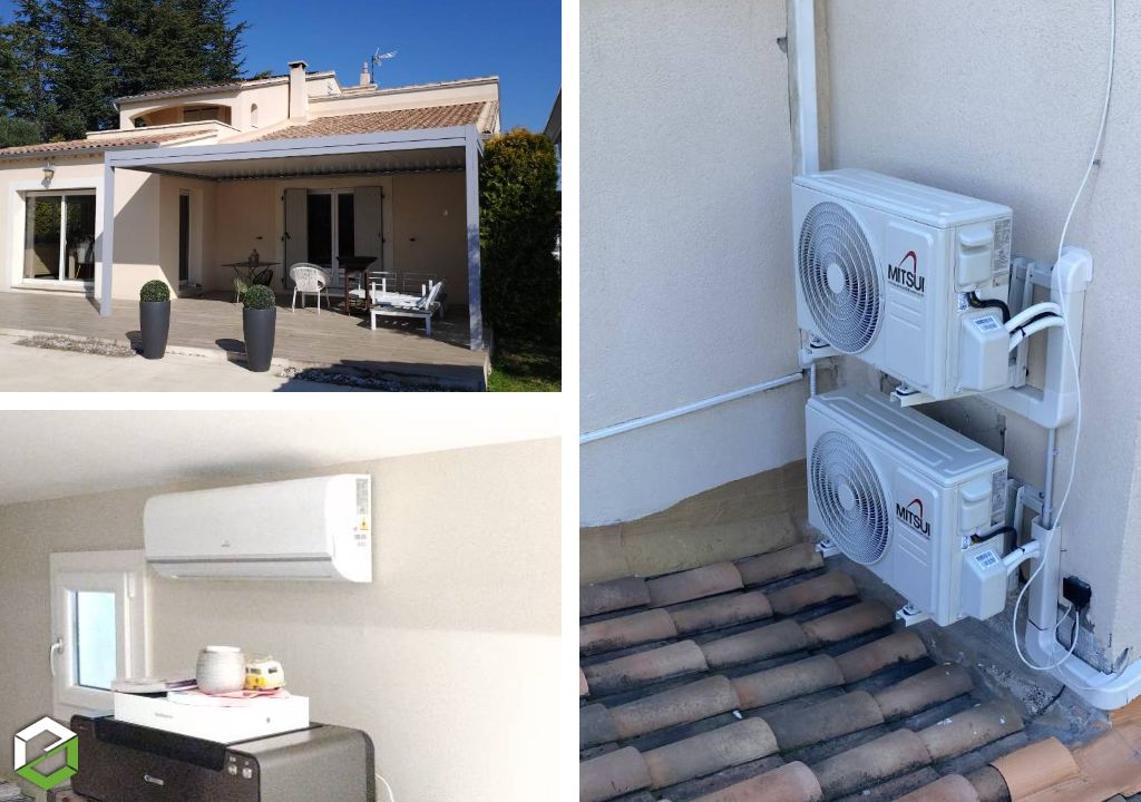 Entreprise RGE Qualipac en climatisation réversibles ou PAC air/air Mitsui-Gard (30)