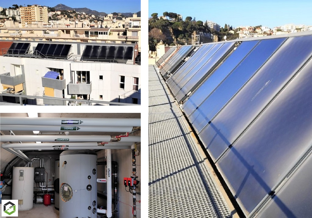 Réparation d’installation de solaire thermique - Immeuble HLM