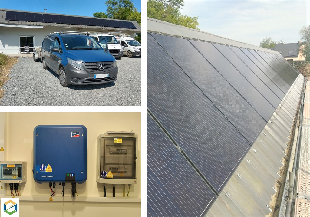 Sté JB SOLAIRE - installateur panneaux solaires photovoltaiques en autoconsommation Q CELLS de 6 KWc 