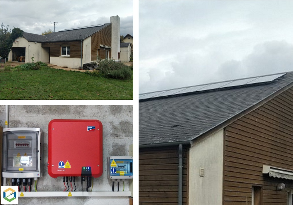 Consultez la chantier : sté. jb solaire - installateur panneaux solaires photovoltaiques en autoconsommation sunpower de 6 kwc