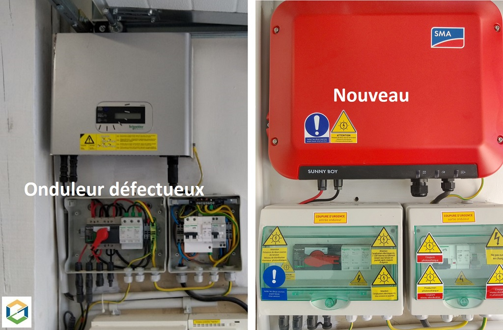 Consultez la chantier : sté. jb solaire - dépannage onduleur en normandie - dépanneur onduleurs photovoltaïques toutes marques 