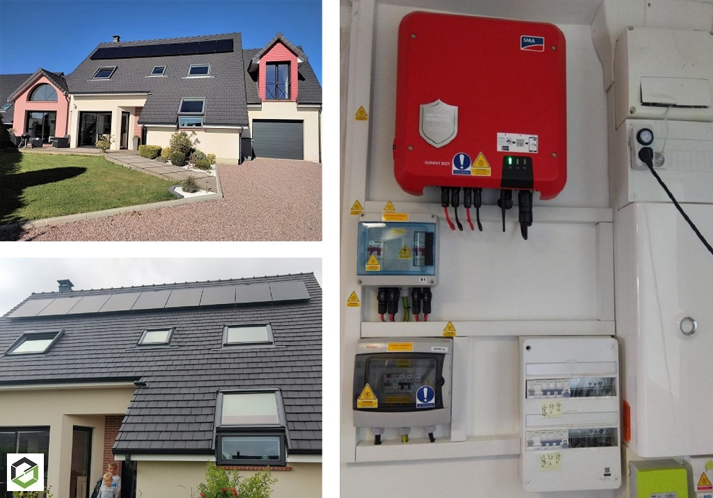 Sté. JB SOLAIRE - installation photovoltaïque en autoconsommation avec vente de surplus , RGE QualiPV 
