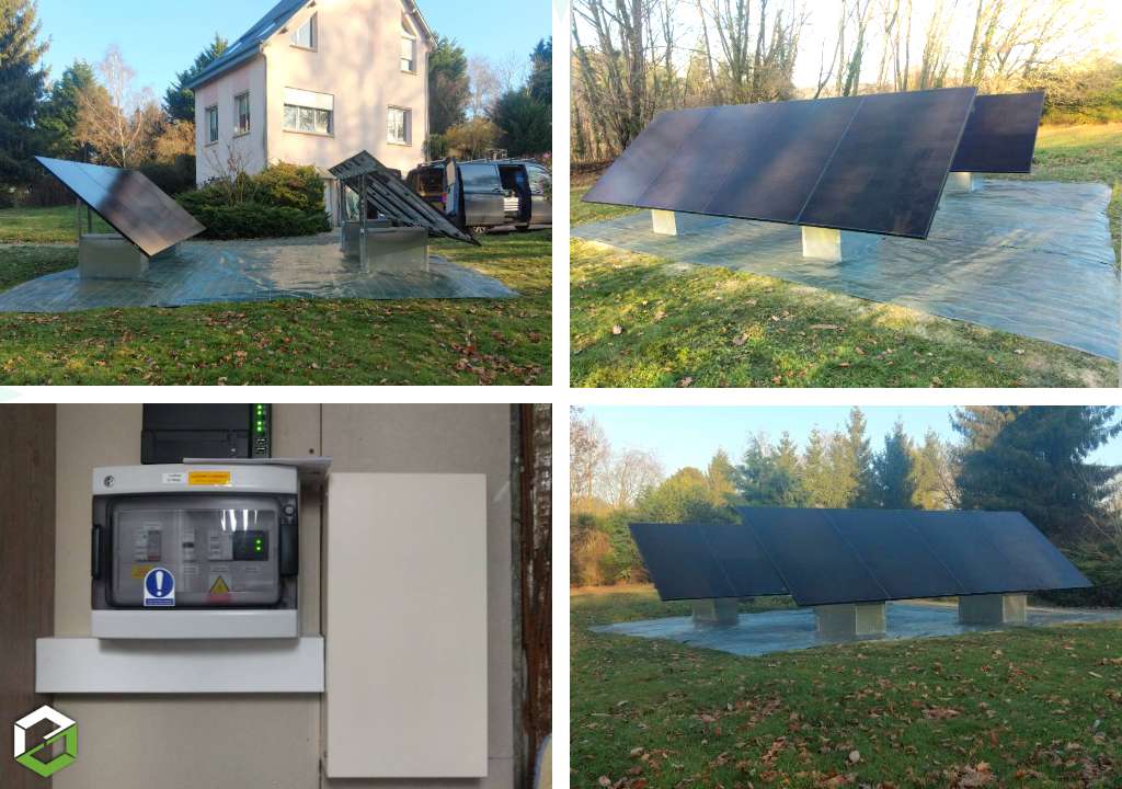 JB SOLAIRE - Installation solaire photovoltaïque au sol - installateur QualiPV depuis 2008