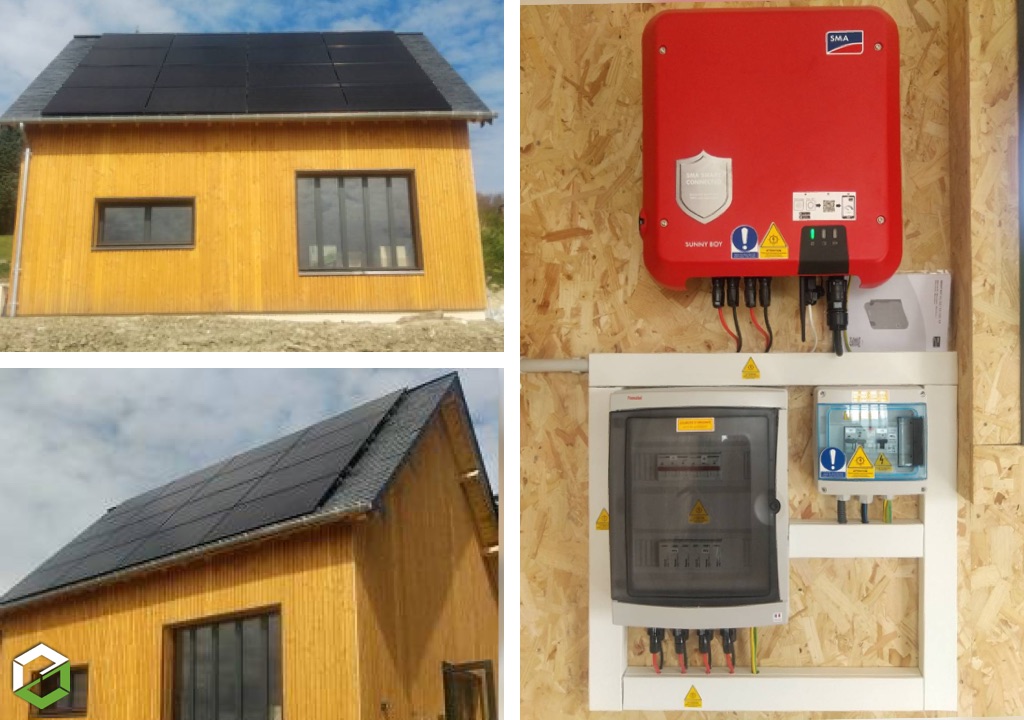 Consultez la chantier : installations solaires sunpower - entreprise rge qualipv