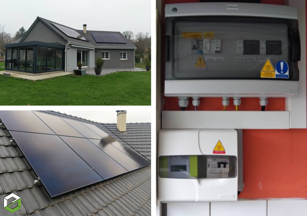 Installation solaire photovoltaïque SUNPOWER autoconsommation et revente