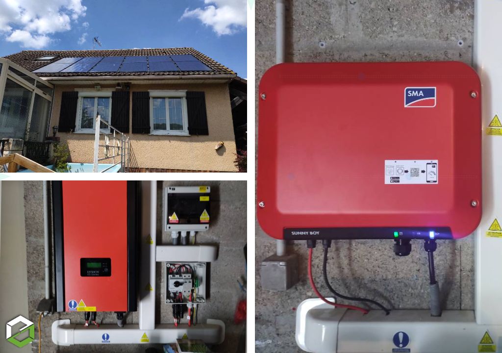 Dépannage onduleur EFFEKTA, Installateur solaire photovoltaïque Normandie - Sté. JB SOLAIRE
