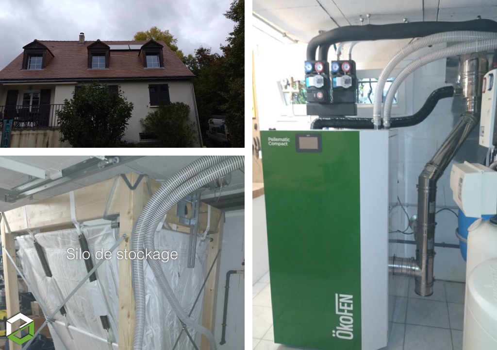 Entreprise RGE QualiBois : Installation d'une Chaudière à granulés de bois Okofen 