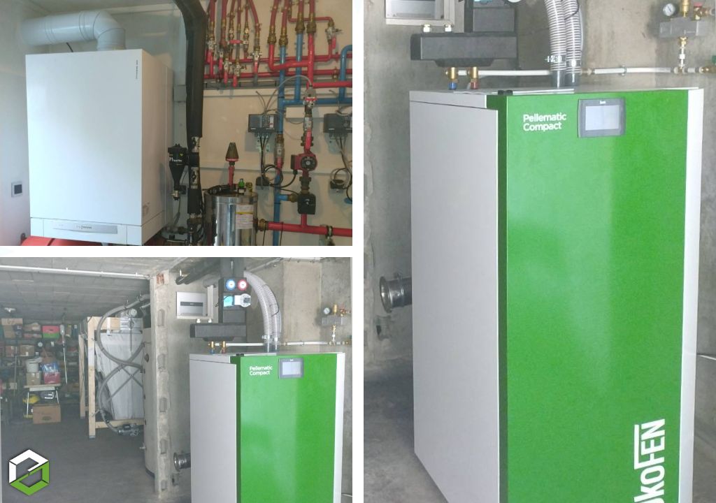 Société RGE qualiBois eau installation d'une chaudière granulés de bois Okofen