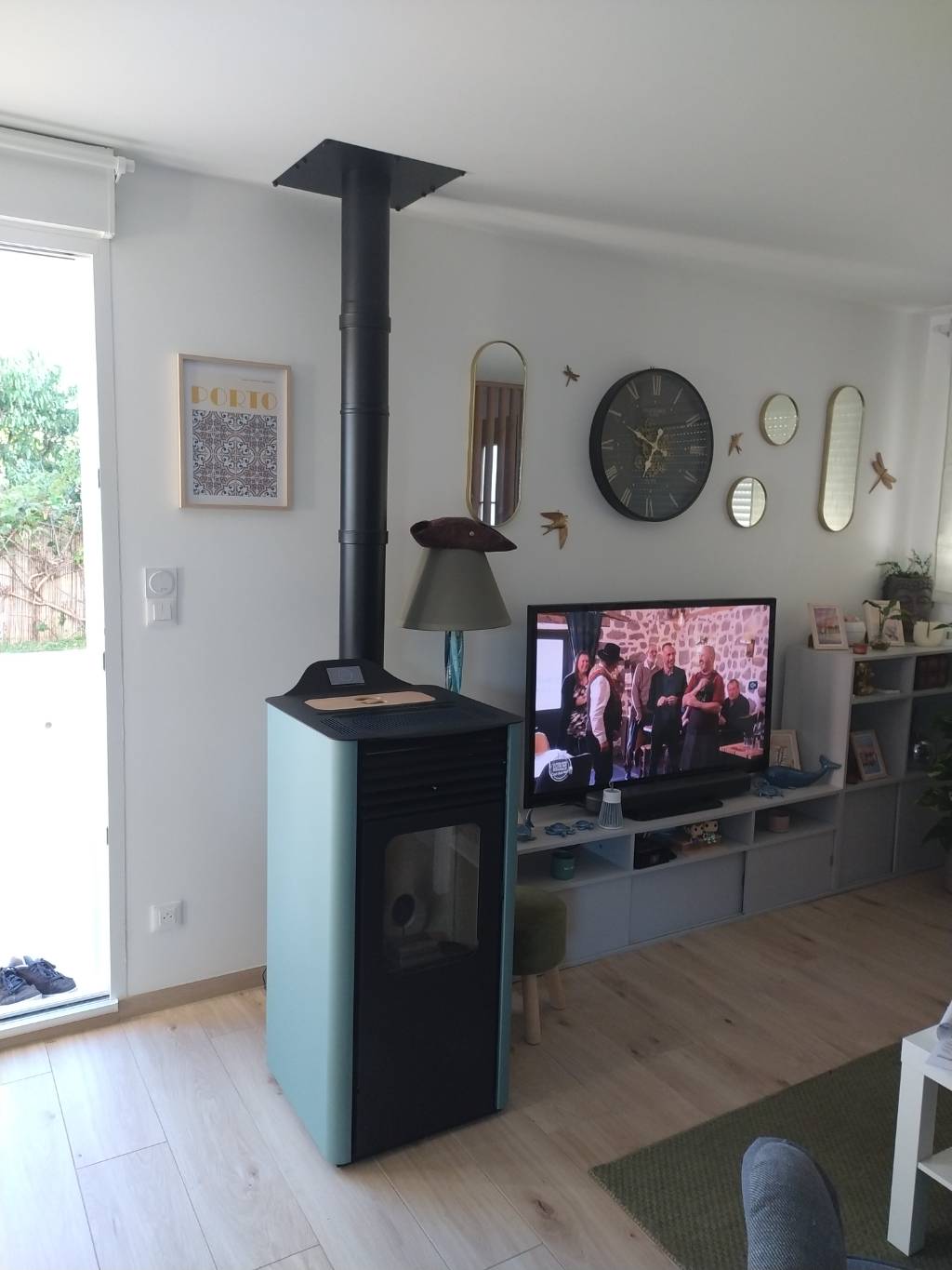 Société RGE qualiBois installation d'un poêle à granulés de bois HOBEN à La Ville aux Dame