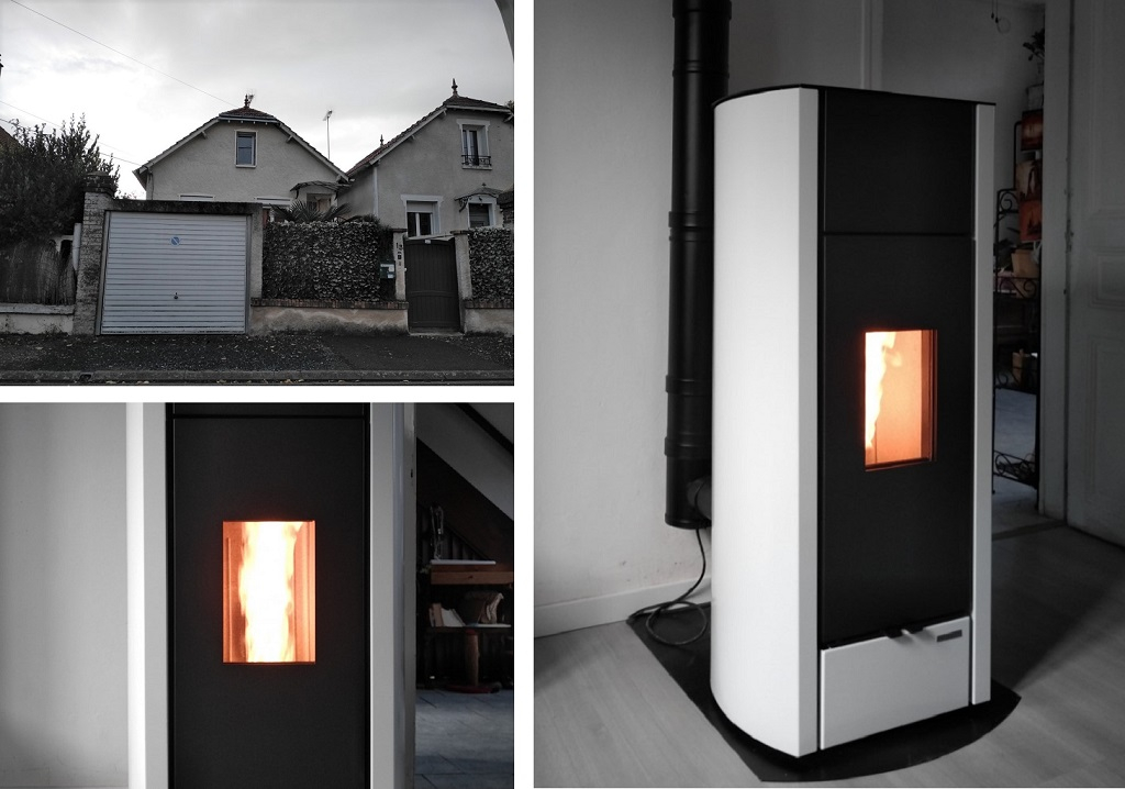 Pose d'un poêle à pellets Palazzetti 