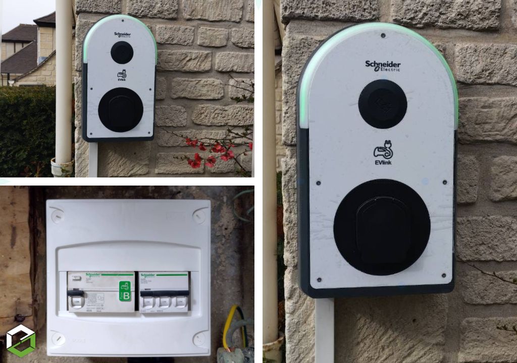 Borne de recharge Schneider pour voiture électrique - Certification IRVE