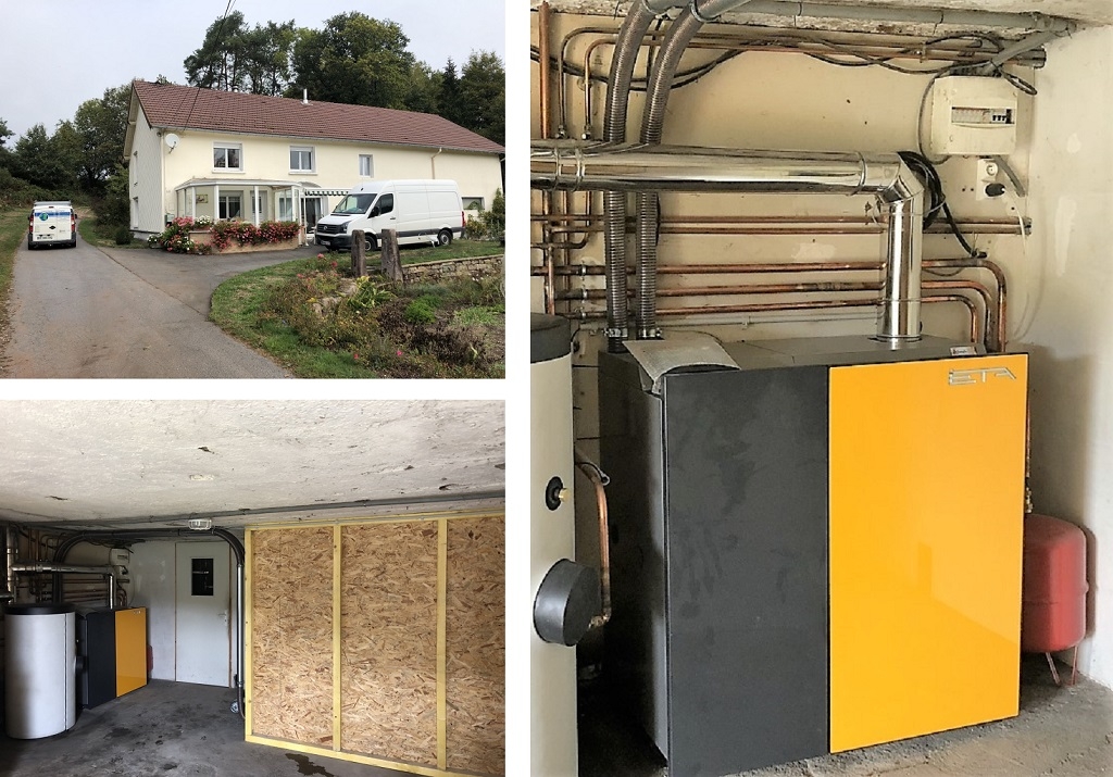 Consultez la chantier : vendeur installateur rge chaudiere à granules de bois pellets pu 15 eta