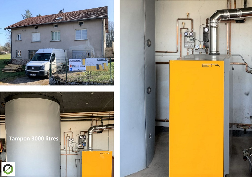 INSTALLATEUR RGE - installation chaudière bûche SH30P ETA